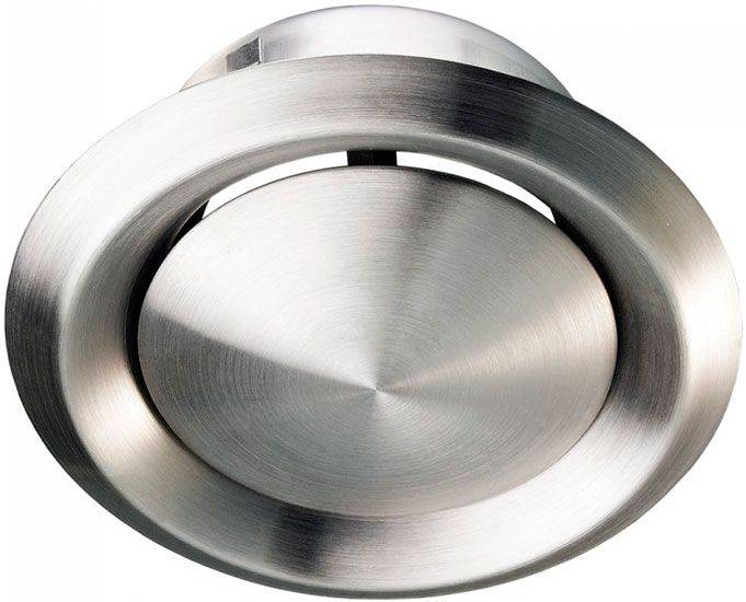 Diffuseur de ventilation: types de diffuseurs d'air, objectif, installation et installation de modèles de plafond