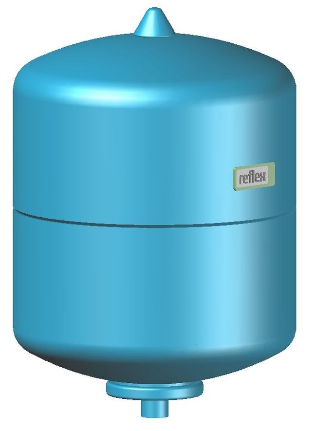 Réservoir de stockage pour l'alimentation en eau : pour un approvisionnement ininterrompu en eau chaude ou froide, chauffe-eau en acier inoxydable pour 50 litres et raccordement à l'alimentation en eau