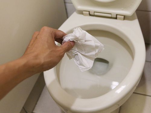 Pourquoi vous ne pouvez pas jeter du papier toilette dans les toilettes