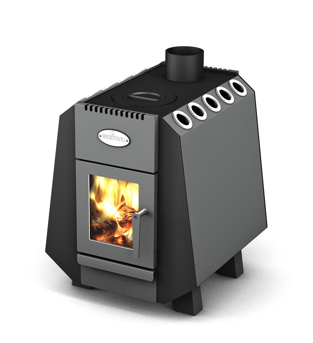 Poêles pour une maison à bois à combustion longue: types, choix, avantages et inconvénients