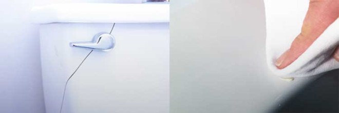 Comment coller une cuvette de toilette: instructions pour se débarrasser des fissures dans la plomberie