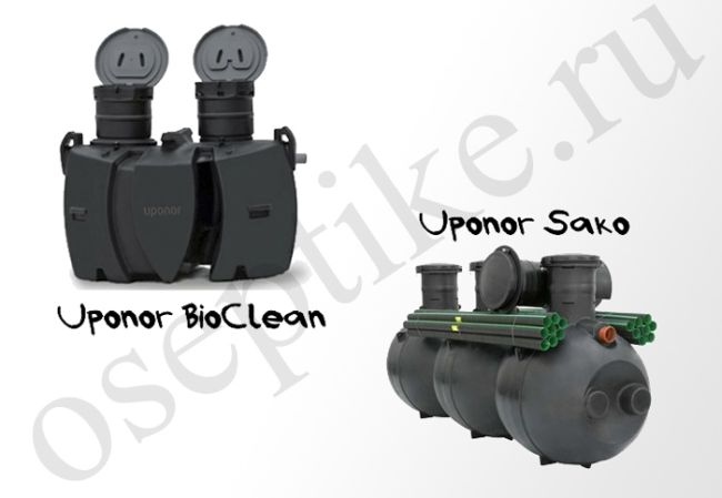 Fosse septique finlandaise uponor (uponor) sako, bio, bioclean: appareil, photo, avis