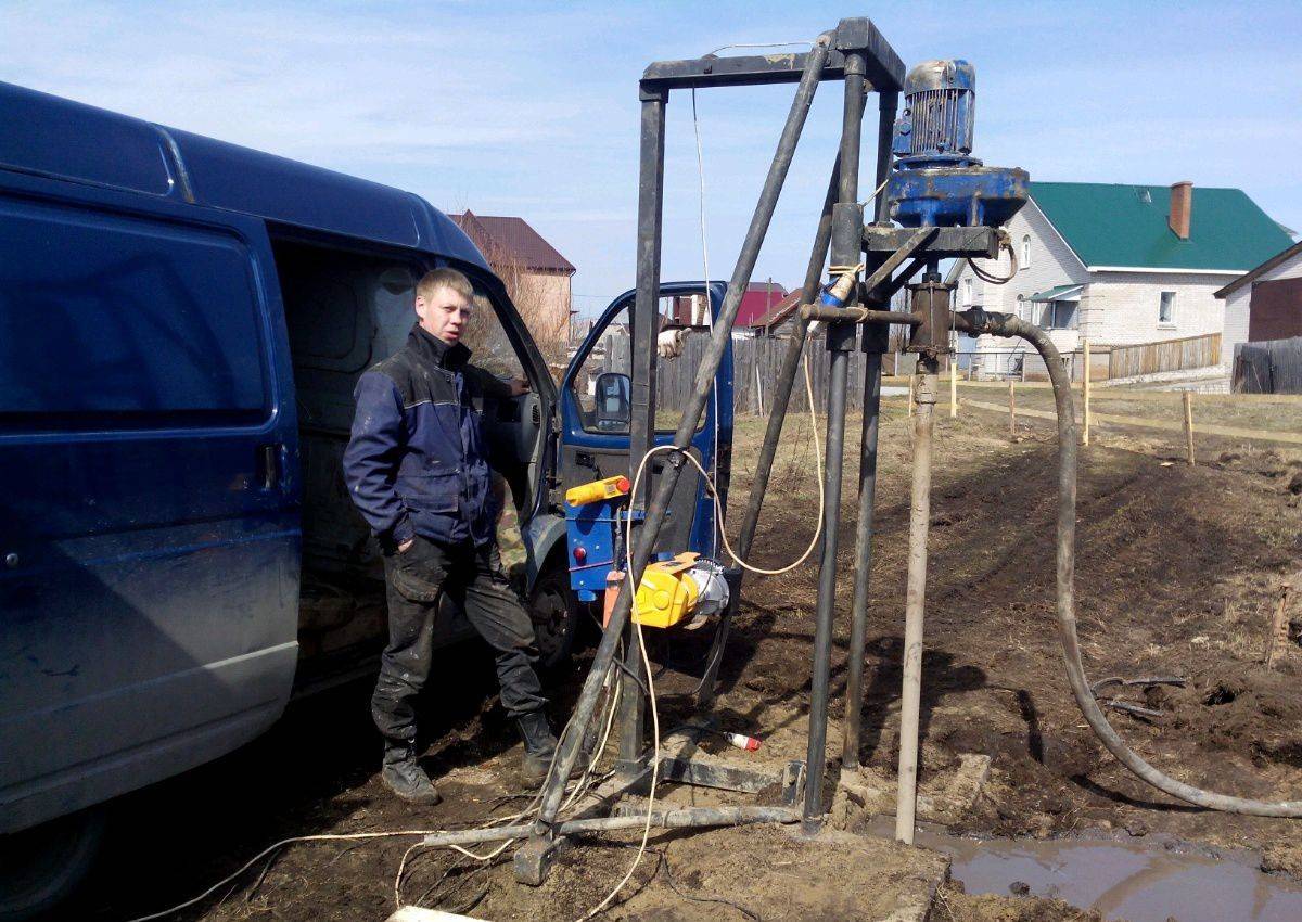 Le passage des sables mouvants lors du forage manuel d'un puits