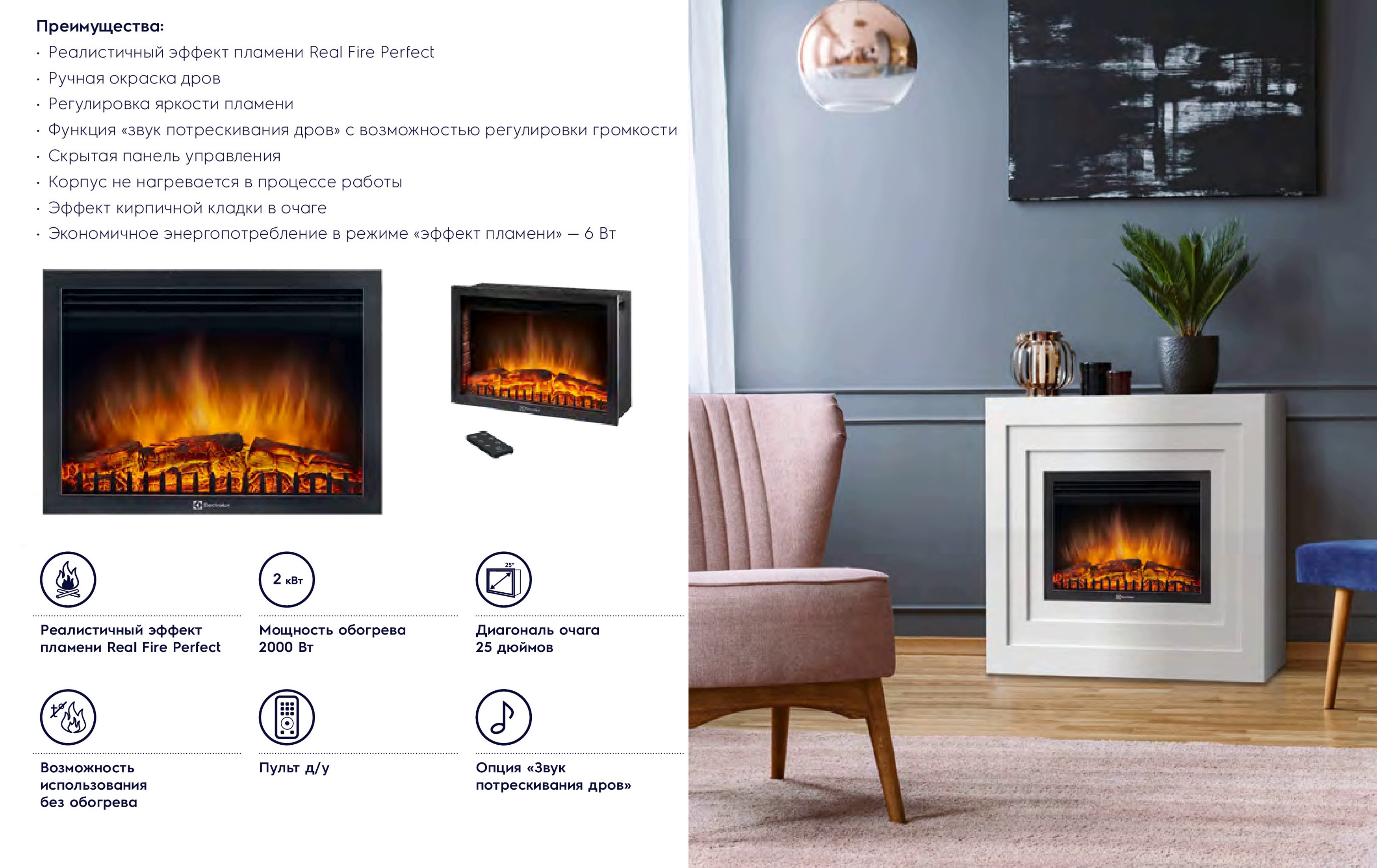 Aperçu des foyers électriques d'Electrolux