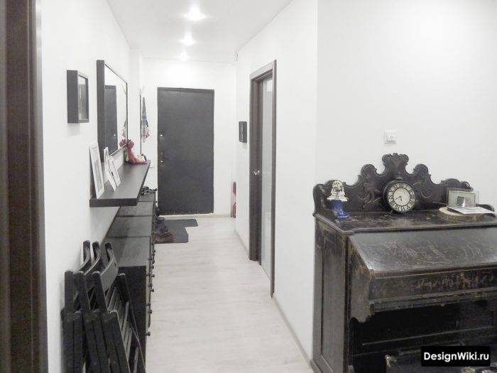 5 façons de sélectionner avec succès des meubles pour agrandir visuellement le couloir