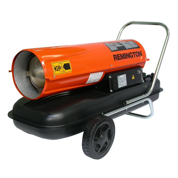 Chauffage direct et indirect du pistolet thermique diesel: appareil, principe de fonctionnement + aperçu des fabricants