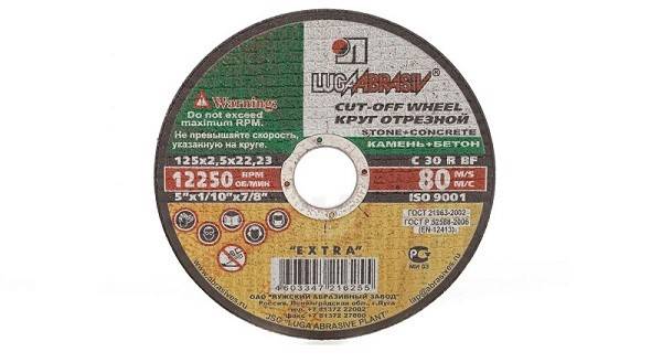 De quel côté mettre la molette de coupe sur la meuleuse