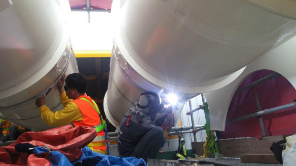 Soudage bout à bout fixe arraché