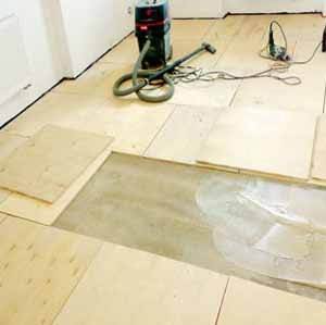 Nivellement du sol avec du contreplaqué sur un vieux parquet: schémas populaires + conseils de travail