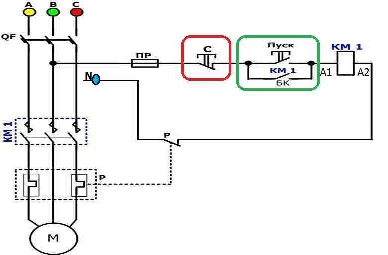 Schéma de connexion du contacteur 380v - tout sur l'électricité
