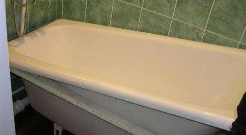 Comment restaurer un fragment d'un bain émaillé