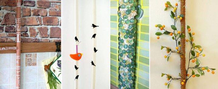 Comment fermer les tuyaux dans les toilettes: comment cacher et cacher au mieux le pipeline