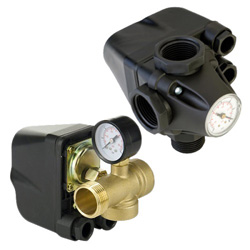 Réglage du pressostat de la pompe : réglage + raccordement du relais à la pompe