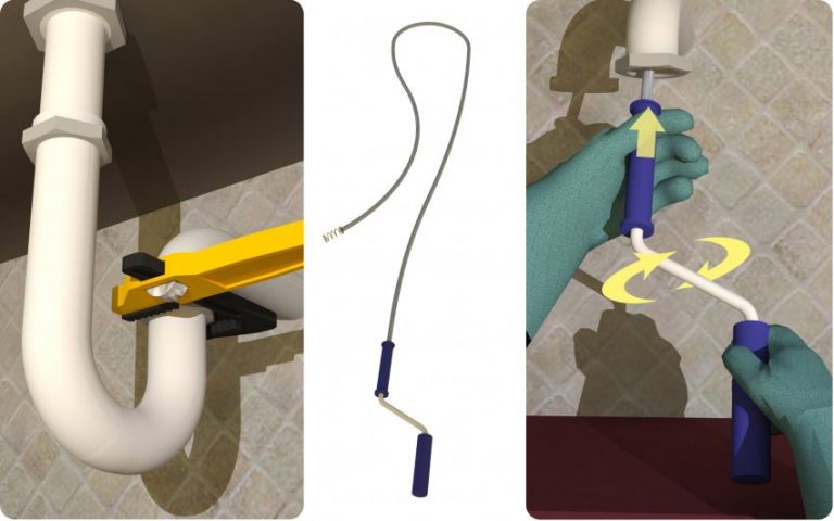 Comment dégager un blocage dans un évier sans piston