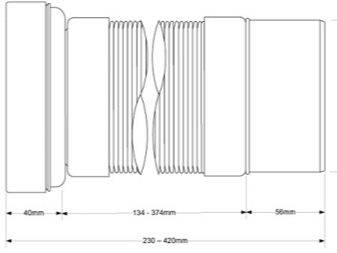 Installation de l'ondulation sur les toilettes et les spécificités de la connexion de la plomberie avec celle-ci