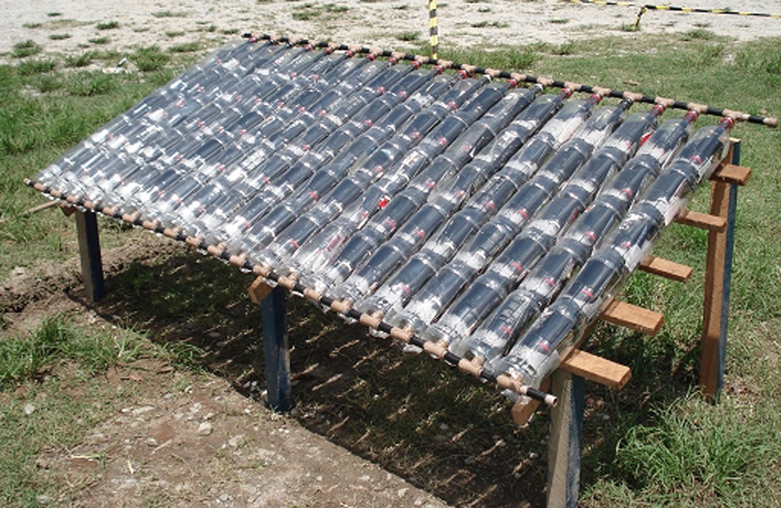 Capteur solaire à faire soi-même pour le chauffage - eau et air