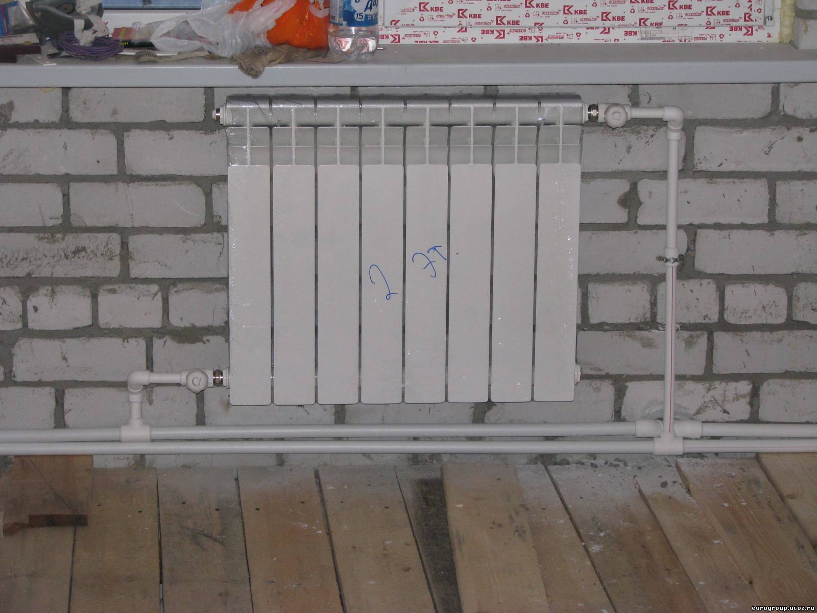 Installation de radiateurs de chauffage à faire soi-même