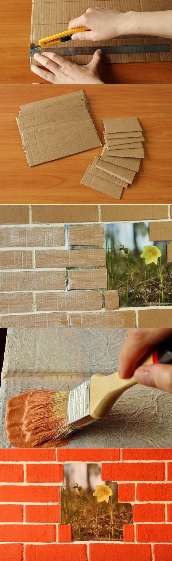 Caractéristiques et production de briques d'imitation pour la décoration intérieure