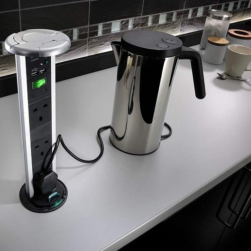 Prises dans la cuisine: emplacement, schémas et caractéristiques de conception