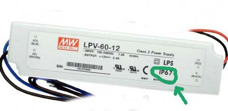 Alimentation pour bande LED.