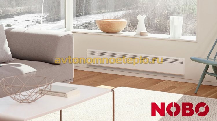 Vue d'ensemble des convecteurs NOBO