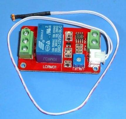 Capteur photo (relais photo) pour l'éclairage public : conception, principe de fonctionnement et conseils d'installation