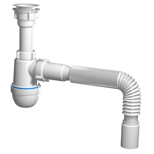 Installer un siphon dans la cuisine : comment assembler et installer l'appareil + schémas et exemple d'installation