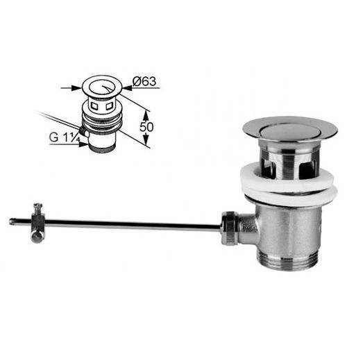 À quoi sert la vanne de fond dans le mélangeur ?