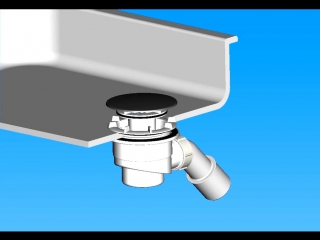 Siphon pour cabine de douche avec bac bas: types, sélection, montage, installation