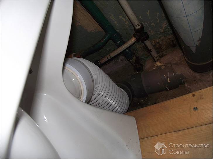 Manchette en caoutchouc pour la cuvette des toilettes (excentrique): règles d'installation et de connexion