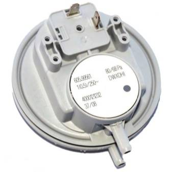 Pressostat pour chaudière à gaz: un appareil, un aperçu des défauts courants et leur réparation