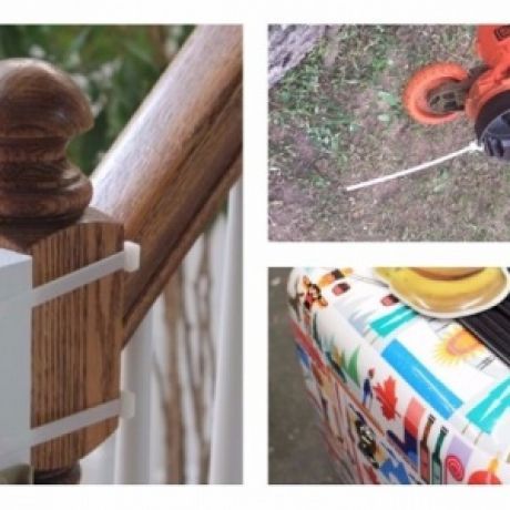 Pince en plastique: utilisation inhabituelle des chapes à la maison