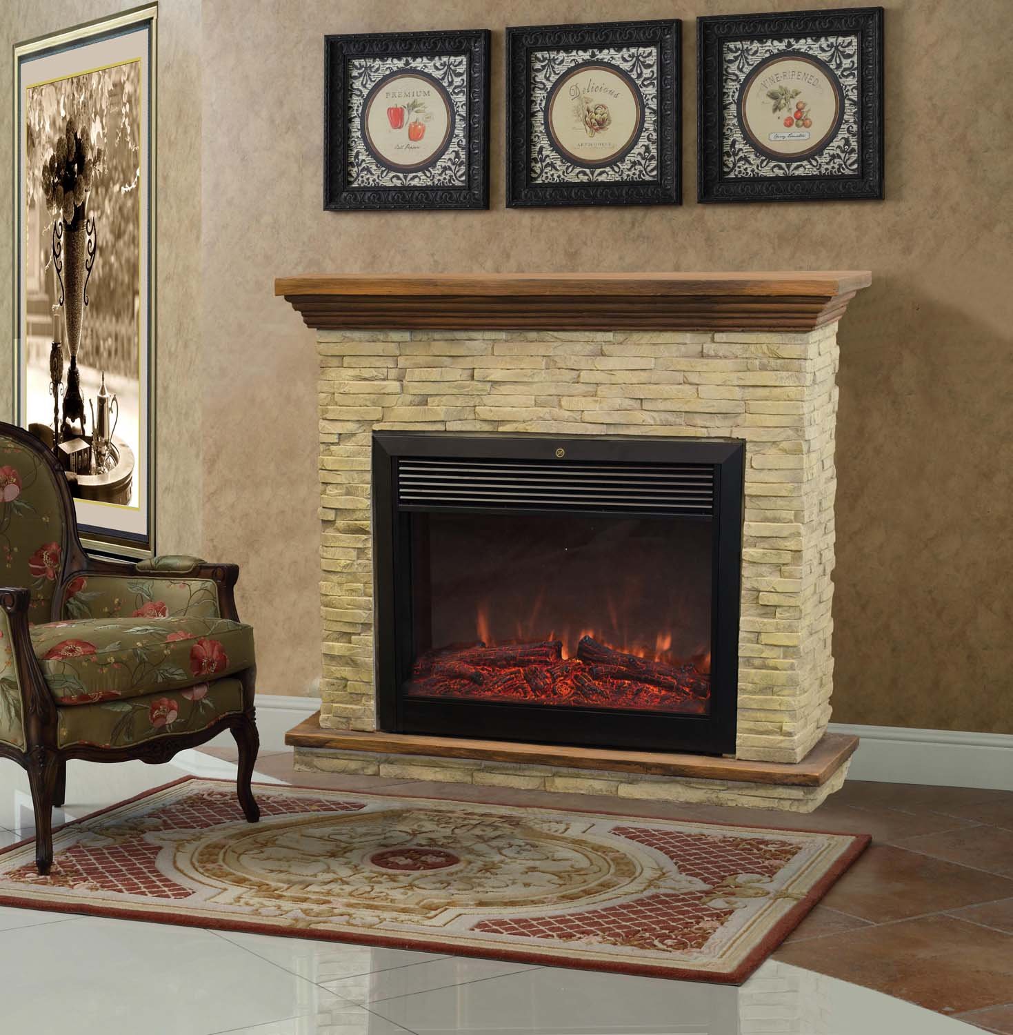 Foyer électrique pour la maison