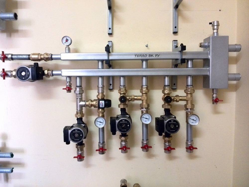 Système de chauffage à collecteur: connexion à faire soi-même selon le schéma, caractéristiques de conception