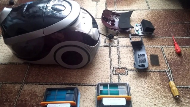 Comment démonter un aspirateur samsung: causes des pannes, instructions pas à pas pour le démontage