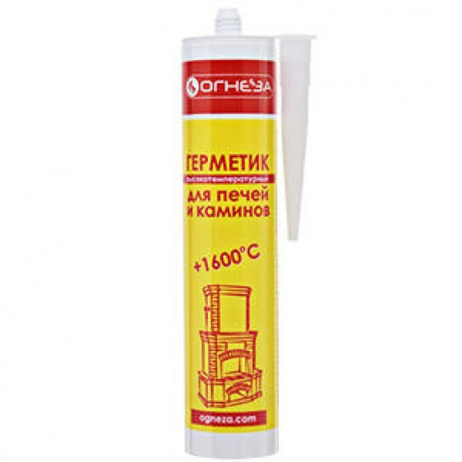 Scellant résistant à la chaleur pour fours - variétés, 14 photos avec des exemples de scellants