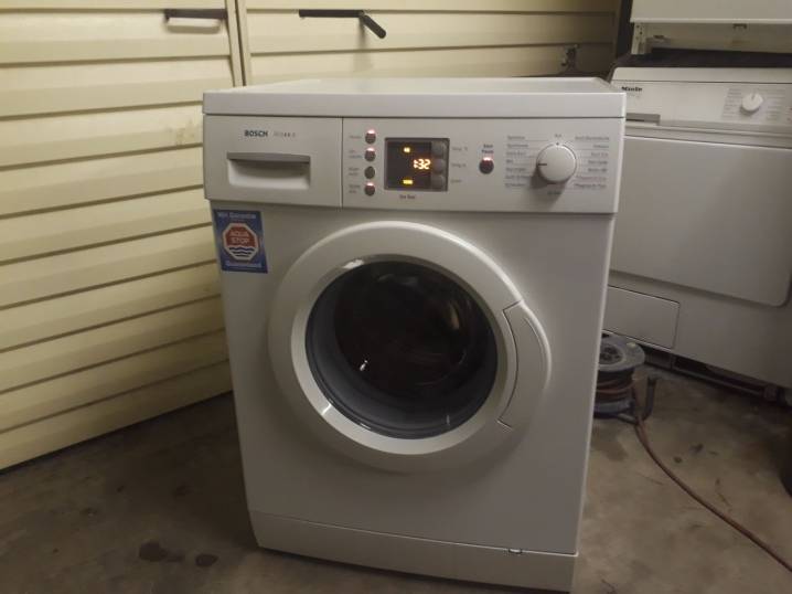 Erreurs de la machine à laver Bosch : analyse des pannes + recommandations pour leur élimination