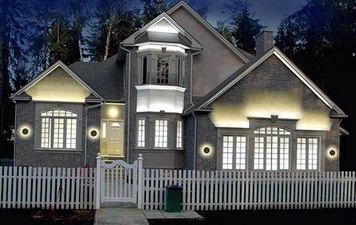 Caractéristiques de l'éclairage décoratif d'une maison de campagne