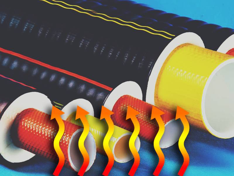 Isolation thermique des tuyaux de chauffage