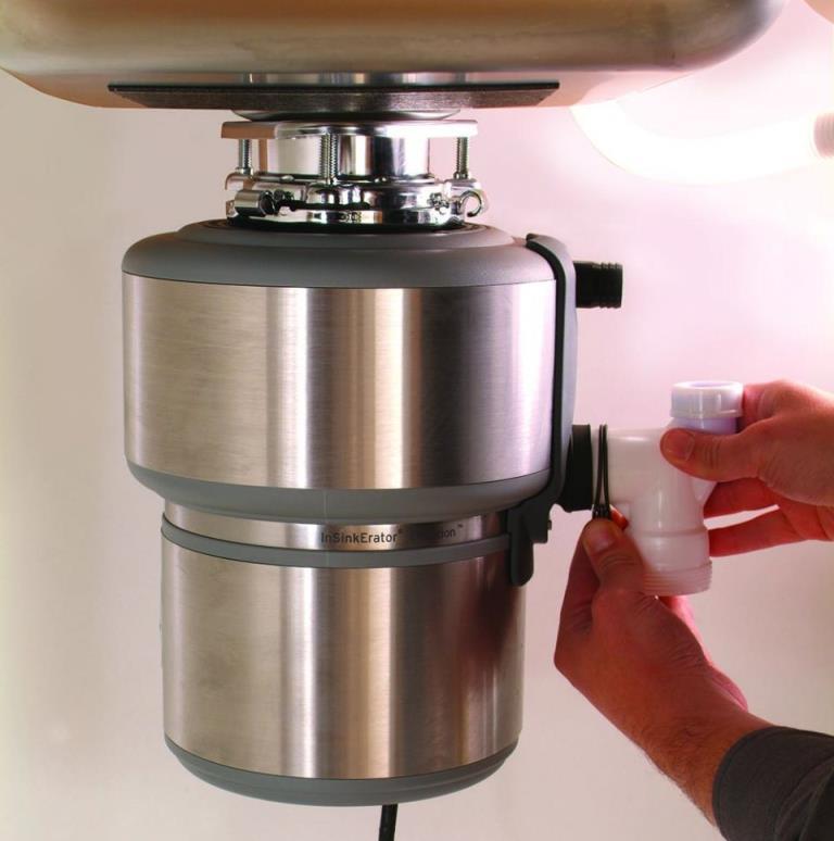 Broyeur de déchets alimentaires pour évier - aperçu de l'équipement et installation à faire soi-même