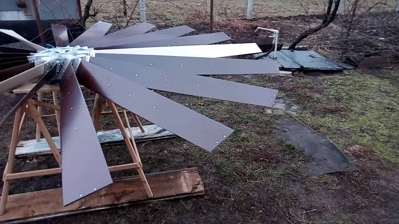 Pales de bricolage pour éolienne - calcul et fabrication
