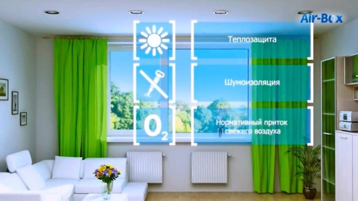 Vanne de ventilation d'alimentation dans le mur: caractéristiques de l'agencement