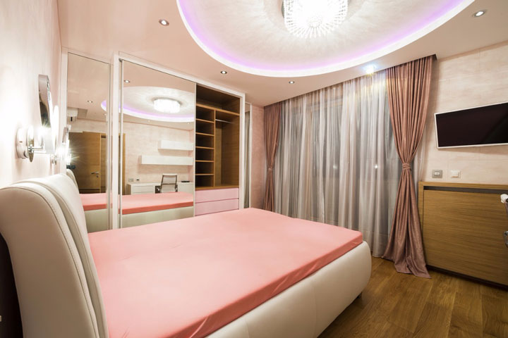 Ampoules pour plafonds tendus: règles de choix et de connexion + dispositions des lampes au plafond