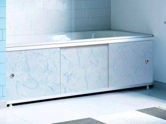 Choisir et installer un écran sous la baignoire de vos propres mains - comment tout faire de manière fonctionnelle et esthétique?