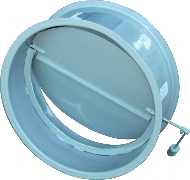 Ventilation naturelle avec clapet anti-retour - installation dans la maison