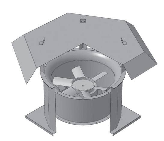 Installation de ventilateurs sur le toit: caractéristiques d'installation et de fixation des ventilateurs de toit