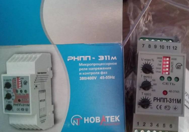 Relais de contrôle de phase - objectif, principe de fonctionnement et schéma de connexion