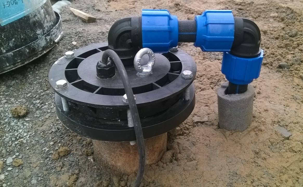 La conception du bouchon sur le puits et son installation