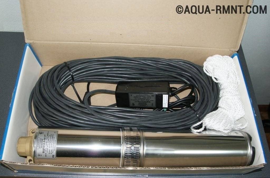 Pompe submersible Aquarius, spécifications