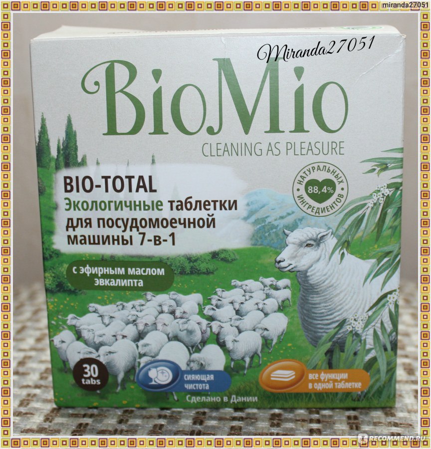 Avis sur la tablette lave-vaisselle Bio myo